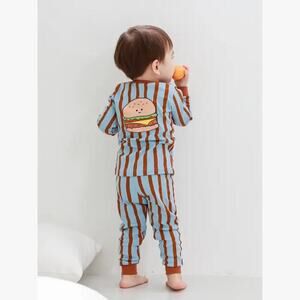 Minik Unisex Kids Pajama Set - Cheeseburger